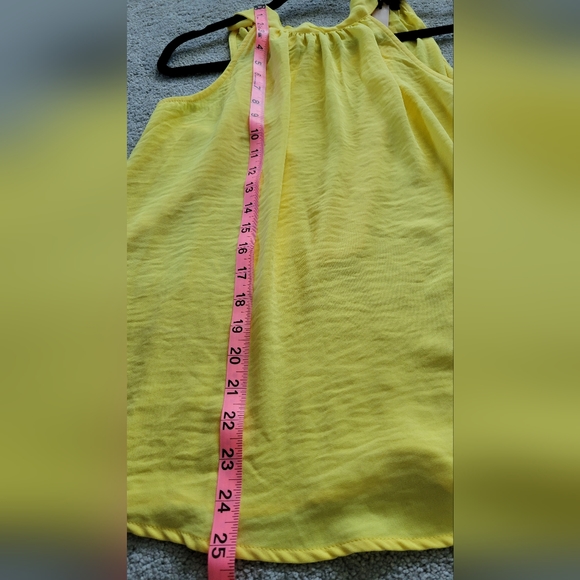 NWT Sunshine Yellow Halter Top - Size Large - Picture 10 of 10